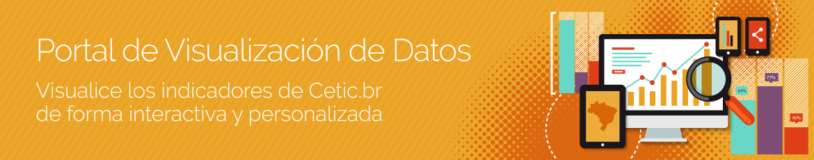 Portal de Visualizaçãp de Dados - Cetic.br