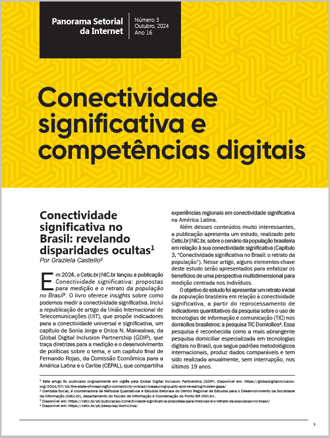 Ano XVI - N. 3 - Conectividade significativa e competências digitais