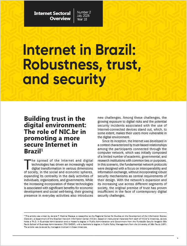 Año XVIII - N. 2 - Internet en Brasil: Robustez, confianza y más seguridad